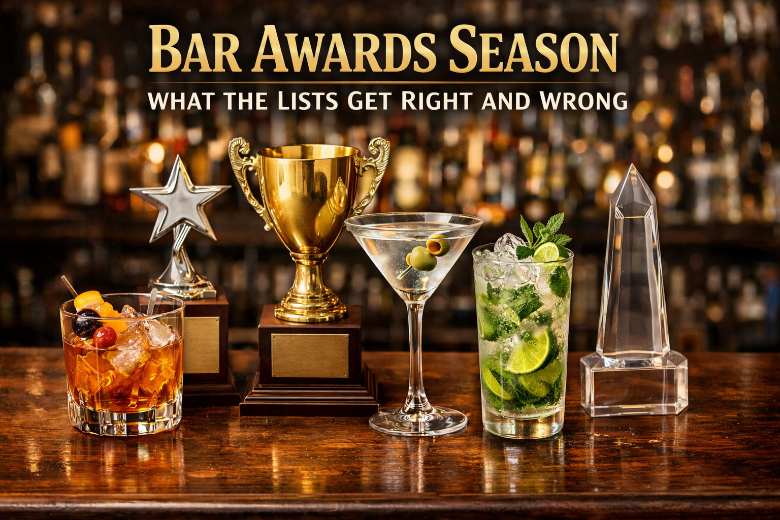 Award ceremony stage with golden lighting